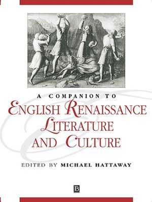 cover image of A Companion to English Renaissance Literature and Culture